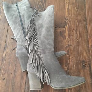 Steve Madden Fringe Boots